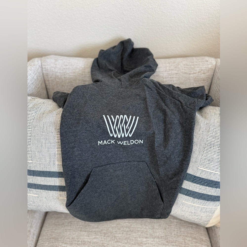 Mack Weldon Dog Ace Pullover Hoodie - Charcoal Heather, Size M